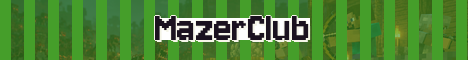 Mazer Club Minecraft server banner
