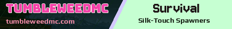 TumbleweedMC Minecraft server banner
