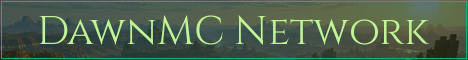 DawnMC Network Minecraft server banner