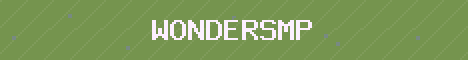 WonderSMP Minecraft server banner