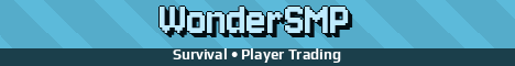 WonderSMP Minecraft server banner