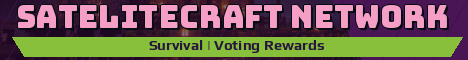 SateliteCraft Network Minecraft server banner