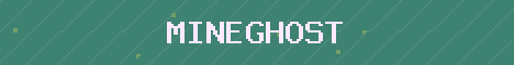 MineGhost Minecraft server banner