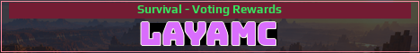 LayaMC Minecraft server banner