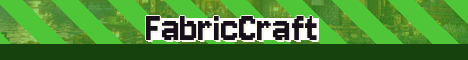 FabricCraft Minecraft server banner