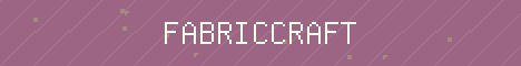 FabricCraft Minecraft server banner