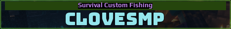 CloveSMP Minecraft server banner