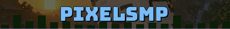 PixelSMP Minecraft server banner