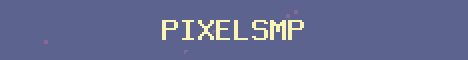PixelSMP Minecraft server banner
