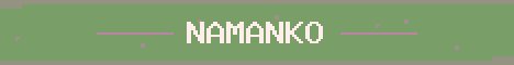 Namanko Minecraft server banner