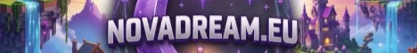 NovaDream.eu Minecraft server banner