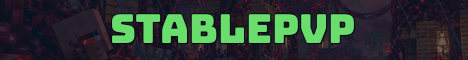 StablePvP Minecraft server banner