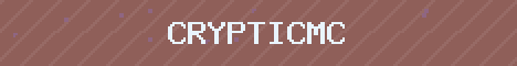 CrypticMC Minecraft server banner