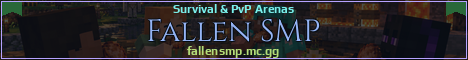 Fallen SMP Minecraft server banner