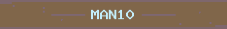 まんじゅうサーバー (Man10 Server) Minecraft server banner
