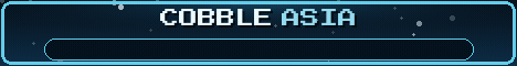 Cobble Asia Minecraft server banner