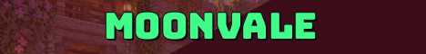 MoonVale Minecraft server banner