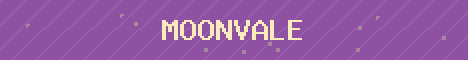 MoonVale Minecraft server banner