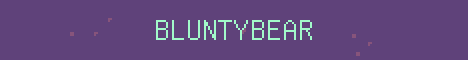BluntyBearSMP Minecraft server banner