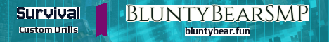 BluntyBearSMP Minecraft server banner