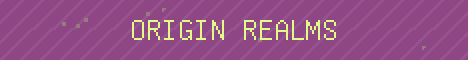 Origin Realms Minecraft server banner