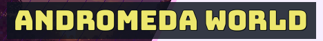 Andromeda World Minecraft server banner