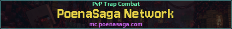 PoenaSaga Network Minecraft server banner