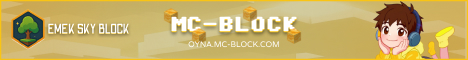 MC-Block Minecraft server banner