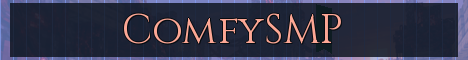 ComfySMP Minecraft server banner