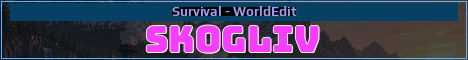 Skogliv Minecraft server banner