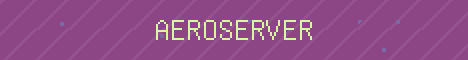 AeroServer Minecraft server banner