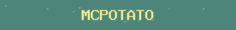 馬鈴薯伺服器 Minecraft server banner