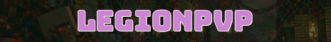 LegionPvP Minecraft server banner