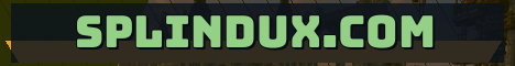 splindux.com Minecraft server banner