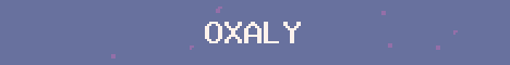 Oxaly Network Minecraft server banner
