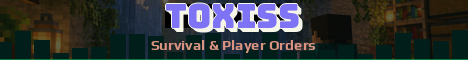Toxiss Minecraft server banner