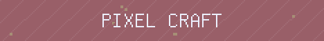 Pixel Craft Network Minecraft server banner