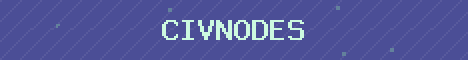 CivNodes Minecraft server banner