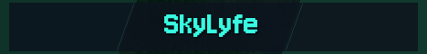SkyLyfe Minecraft server banner