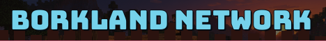 BorkLand Network Minecraft server banner