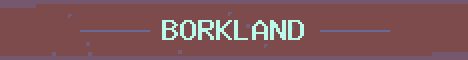 BorkLand Network Minecraft server banner