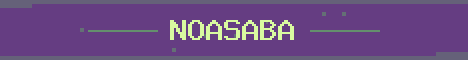 Noasaba Minecraft server banner