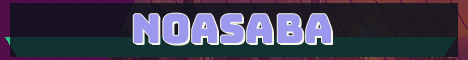 Noasaba Minecraft server banner
