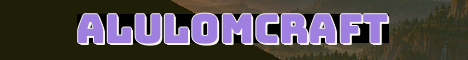 AlulomCraft Minecraft server banner