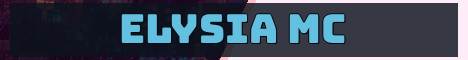 Elysia MC Minecraft server banner