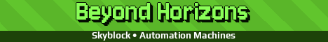 Beyond Horizons Minecraft server banner