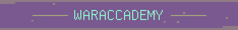 WarAccademy Minecraft server banner