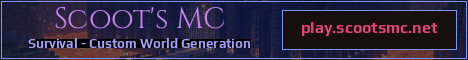 Scoot's MC Minecraft server banner