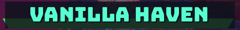 Vanilla Haven Minecraft server banner