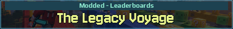 The Legacy Voyage Minecraft server banner